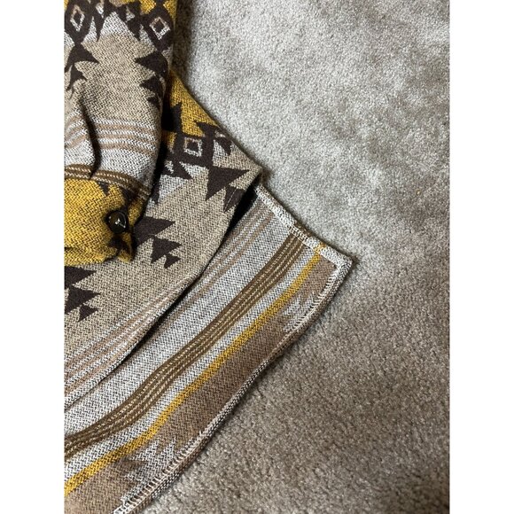 Southwestern Aztec Style Button-Up Shacket Womens Small Yellowstone‎ Vibes - Picture 12 of 16